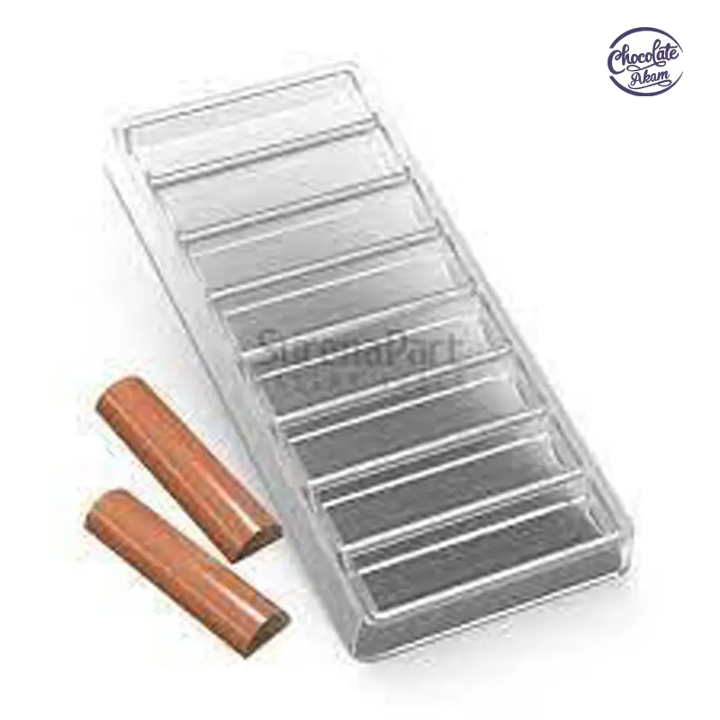 قالب پلی کربنات شکلات طرح بار منحنی مناسب شروع کار